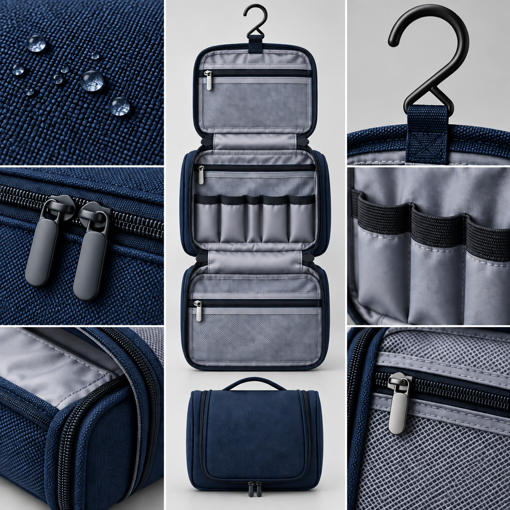Vorqenal™ Multi-Layer Travel Wash Bag image 6