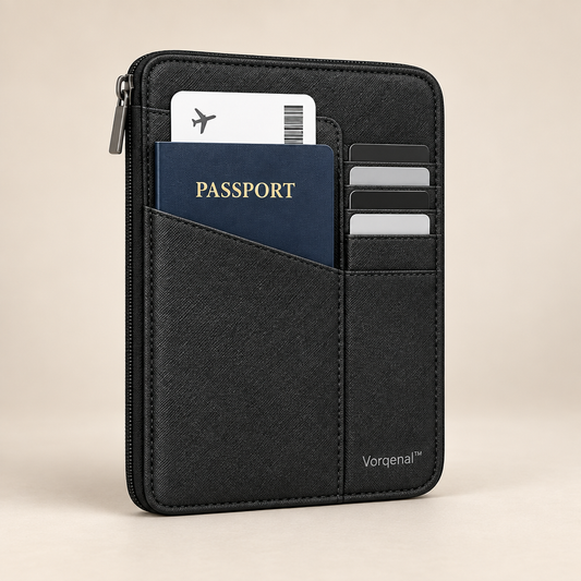 Vorqenal™ Multi-Function Travel Document Wallet hero