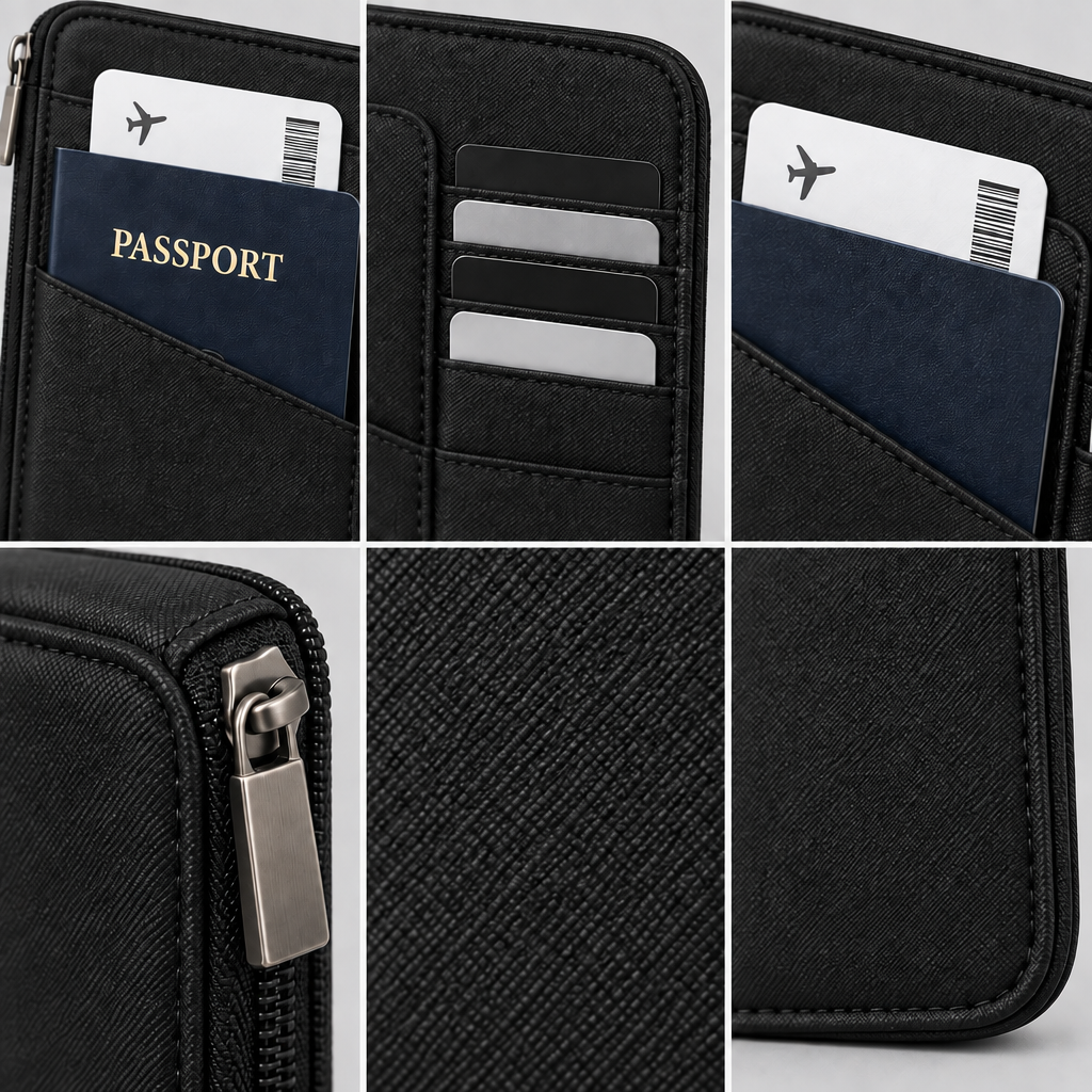 Vorqenal™ Multi-Function Travel Document Wallet image 3