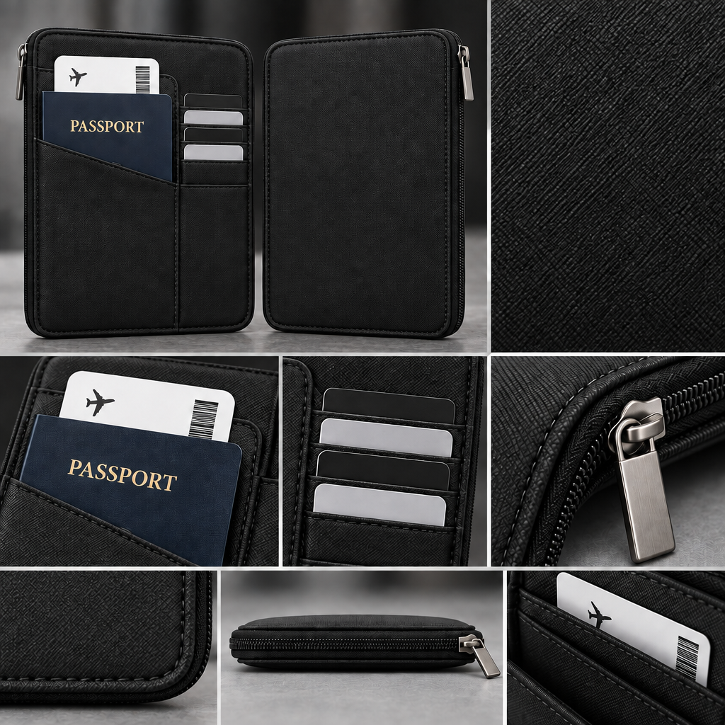 Vorqenal™ Multi-Function Travel Document Wallet image 6