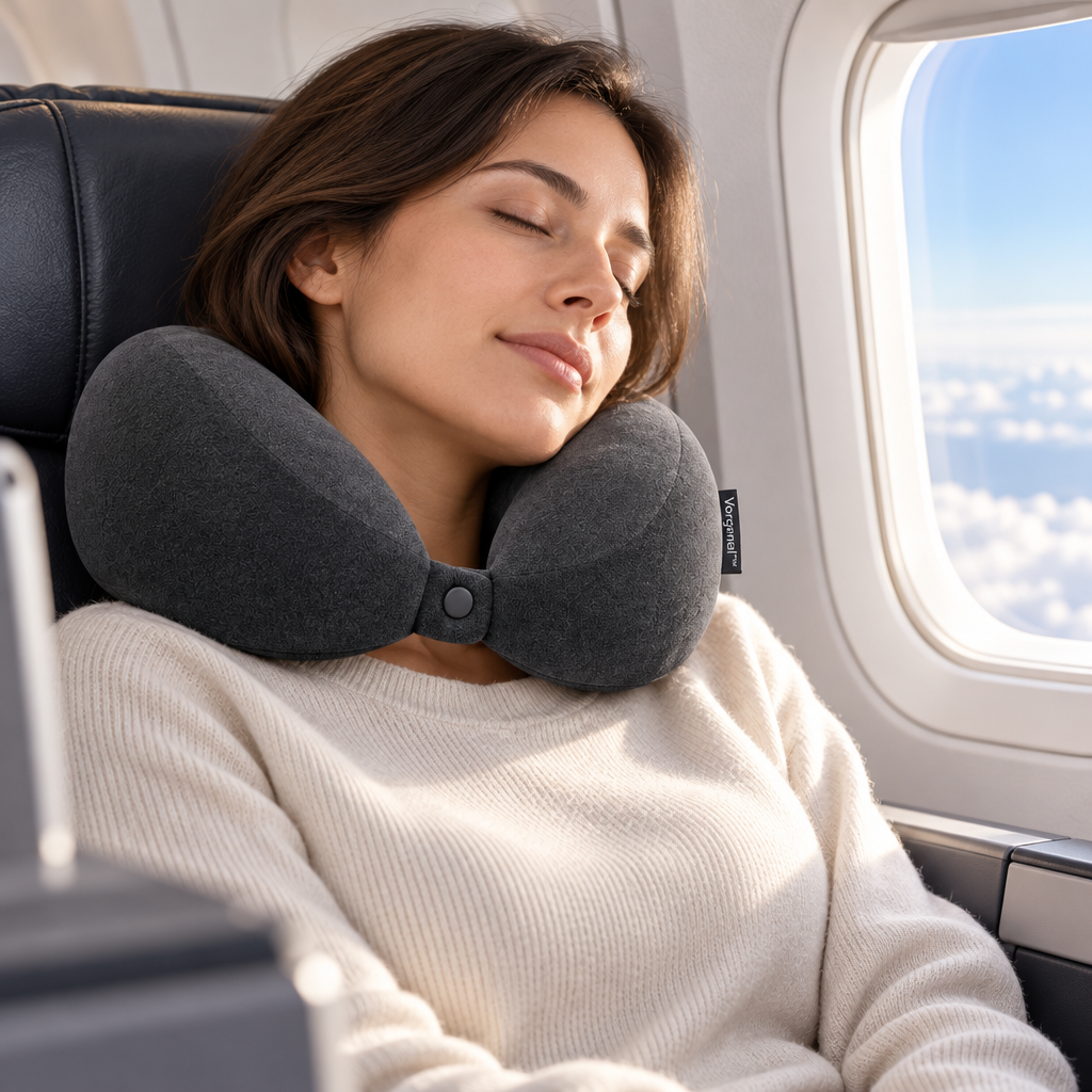 Vorqenal™ Memory Foam Travel Neck Pillow main image 05
