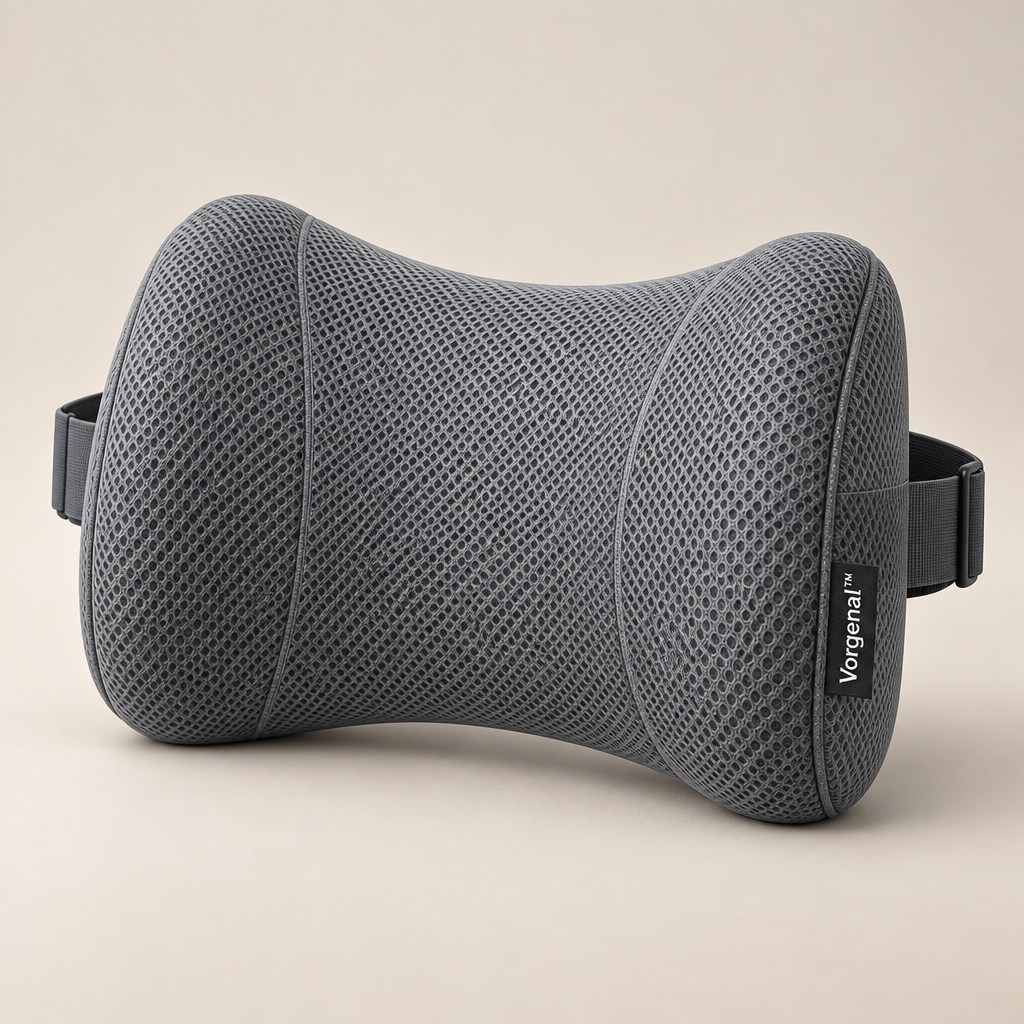 Vorqenal™ Adjustable Travel Lumbar Cushion hero