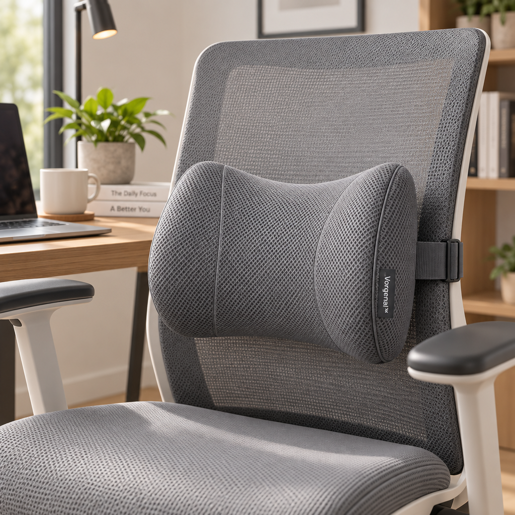 Vorqenal™ Adjustable Travel Lumbar Cushion main image 02