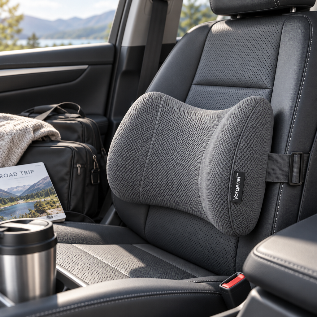 Vorqenal™ Adjustable Travel Lumbar Cushion main image 05