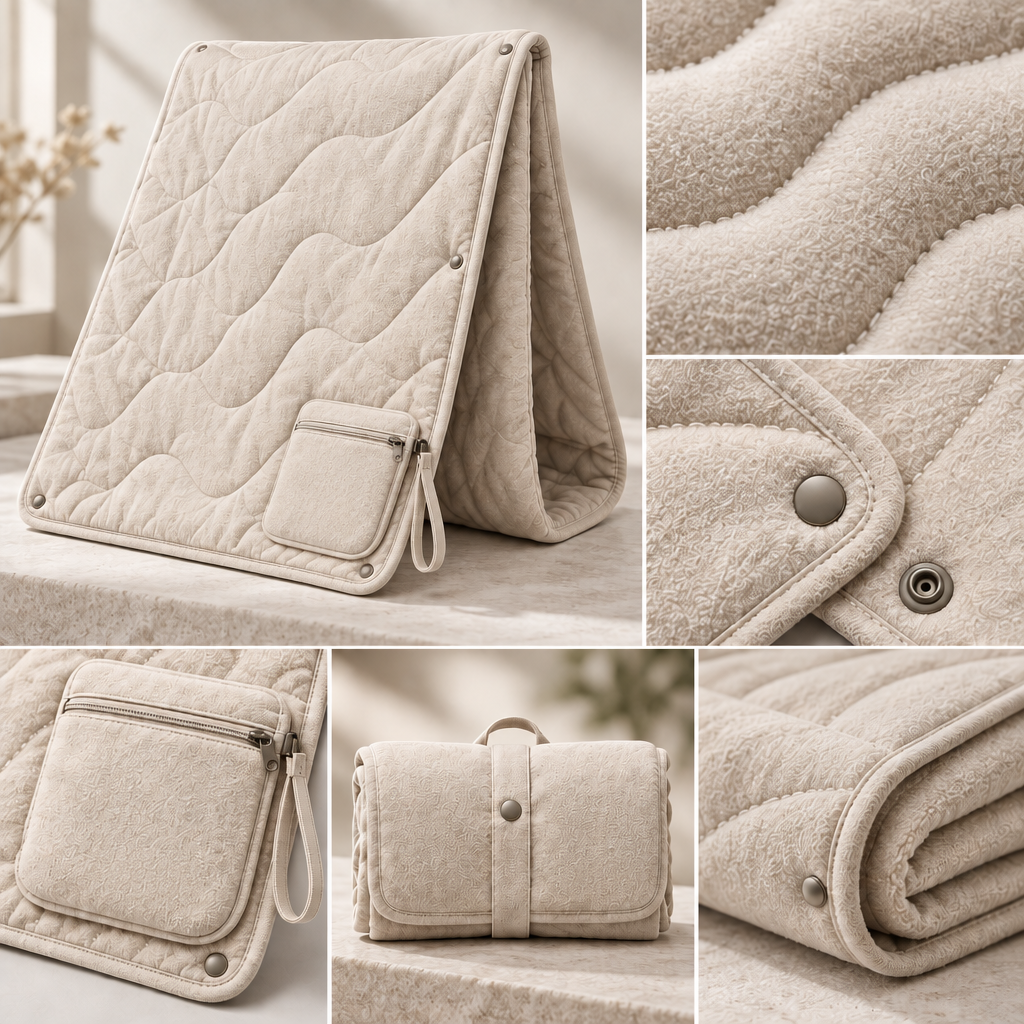Vorqenal™ Portable Foldable Travel Blanket image 6