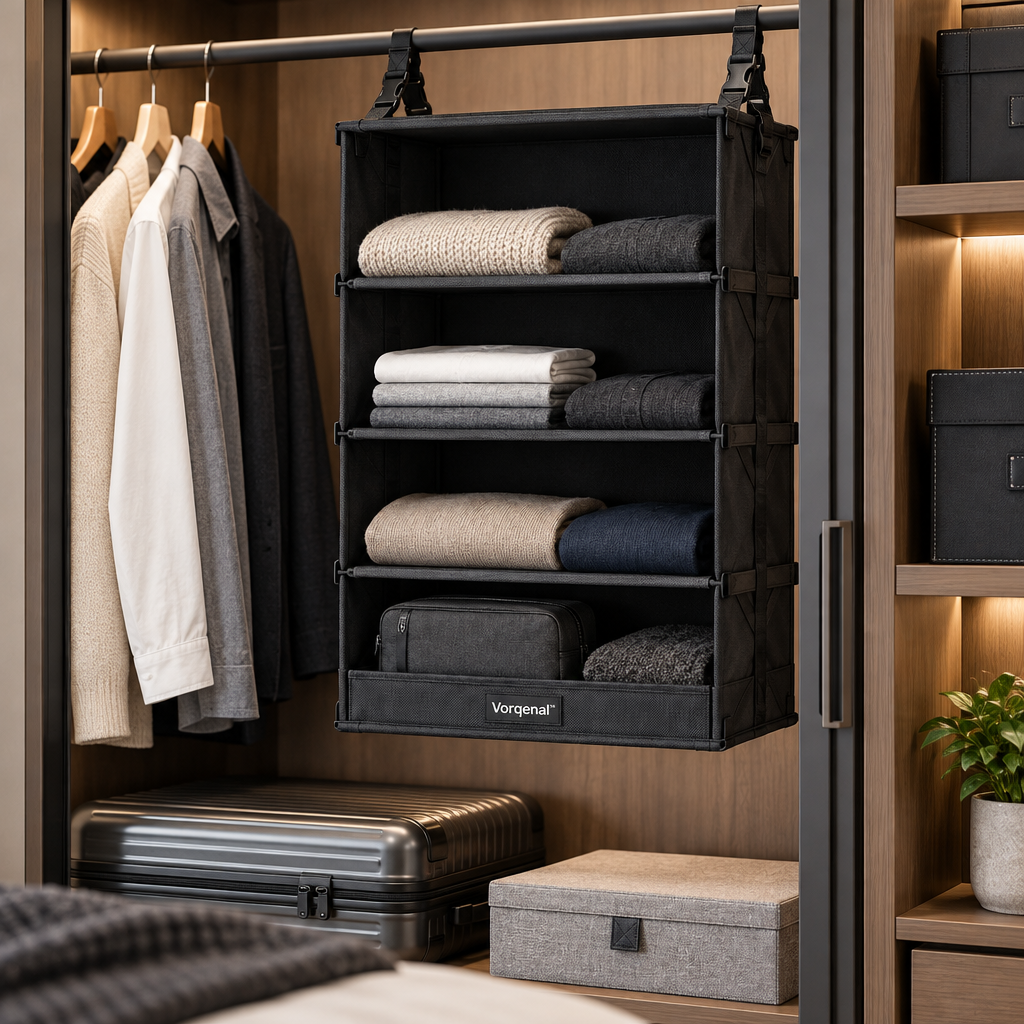 Vorqenal™ Foldable Luggage Organizer Shelf main image 05