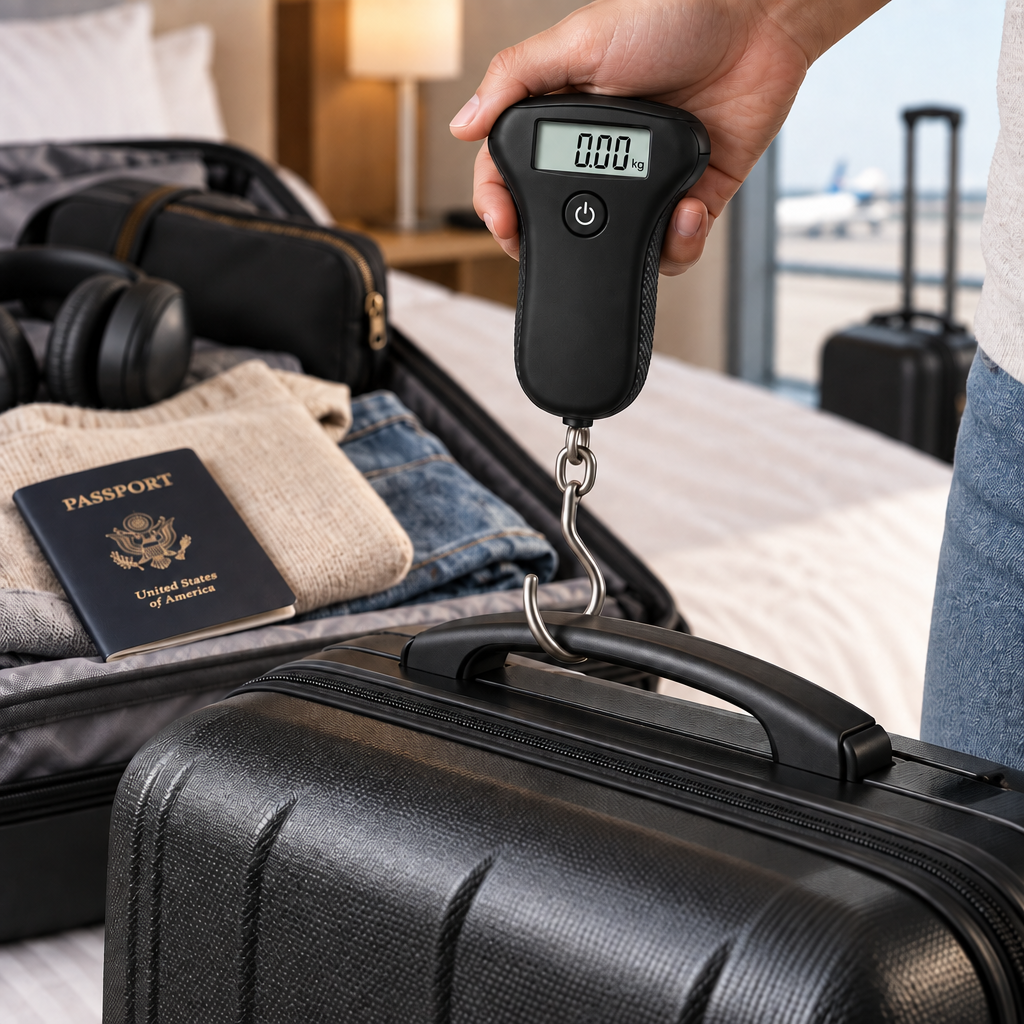 Vorqenal™ Portable Luggage Digital Scale image 2